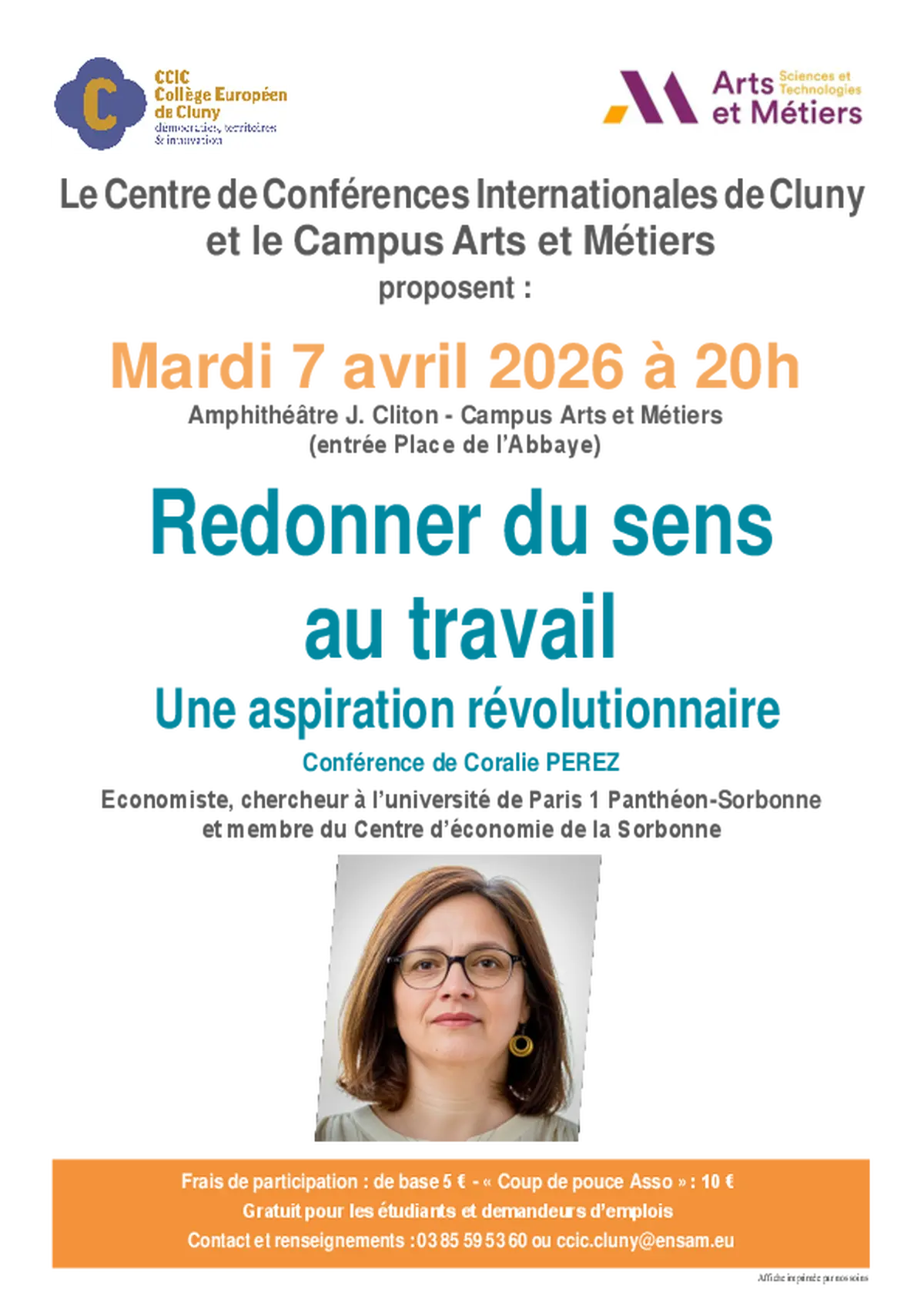 Conférence Redonner du sens au travail : une aspiration révolutionnaire