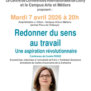 Conférence Redonner du sens au travail : une aspiration révolutionnaire