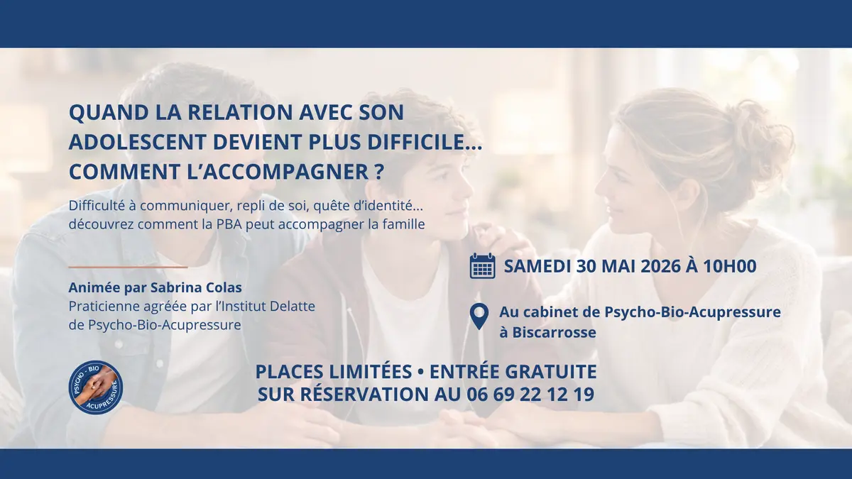 Conférence - Relation avec son adolescent