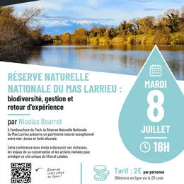 Conférence : Réserve Naturelle Nationale Du Mas Larrieu : Biodiversité, Gestion Et Retour D'Expérience