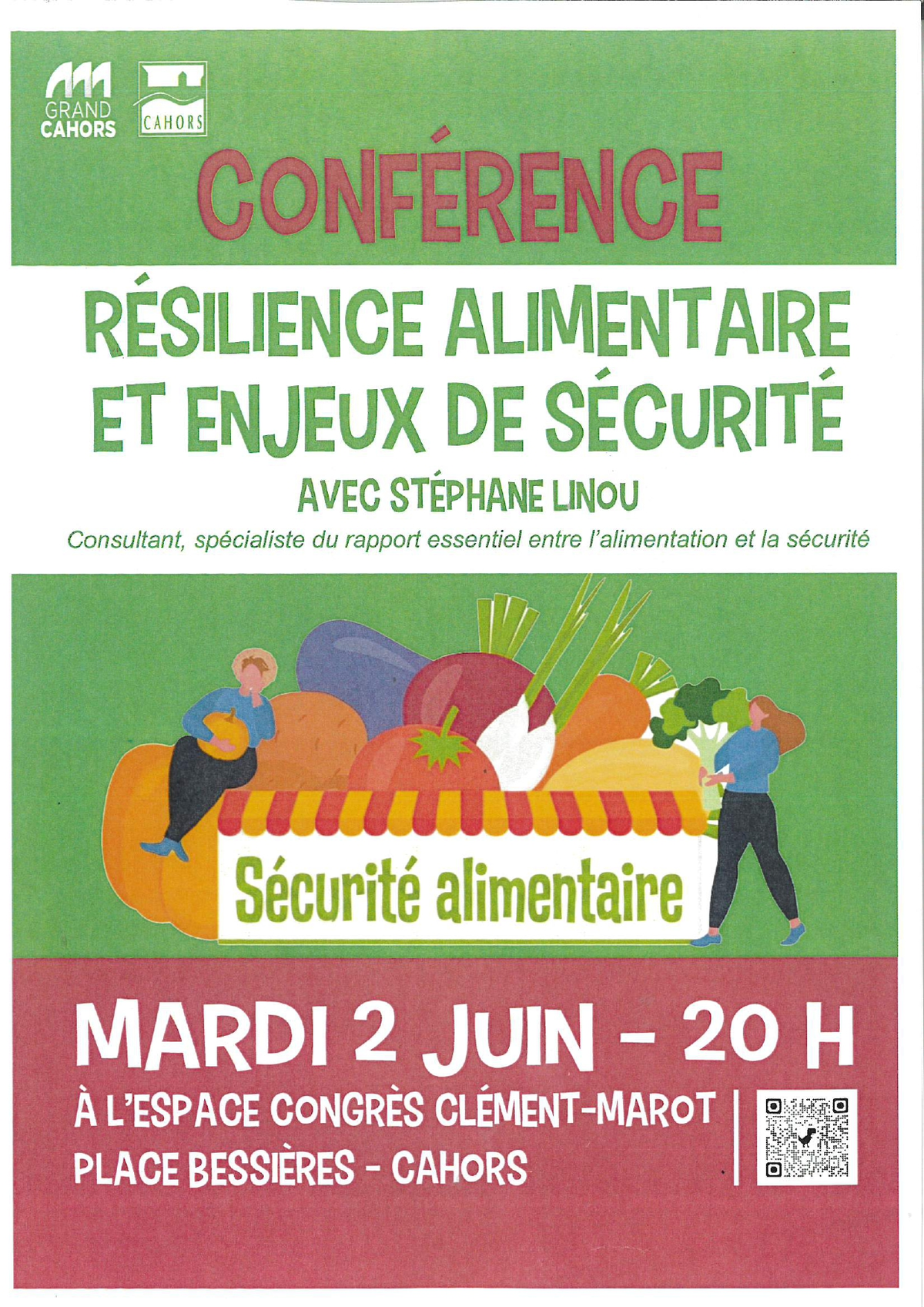 Conférence : résilience alimentaire et enjeux de sécurité