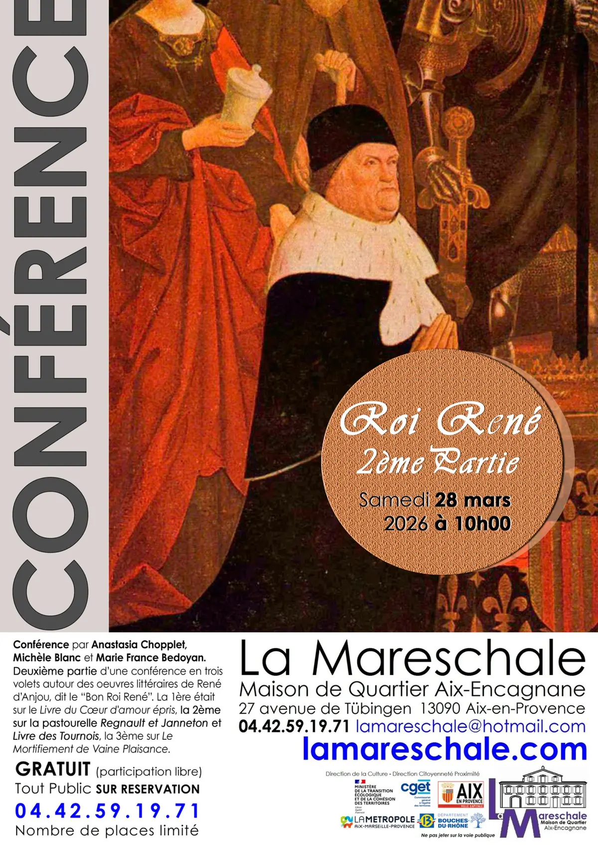 Conférence : Roi René, 2e Partie