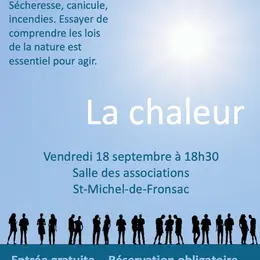Conférence scientifique LA CHALEUR