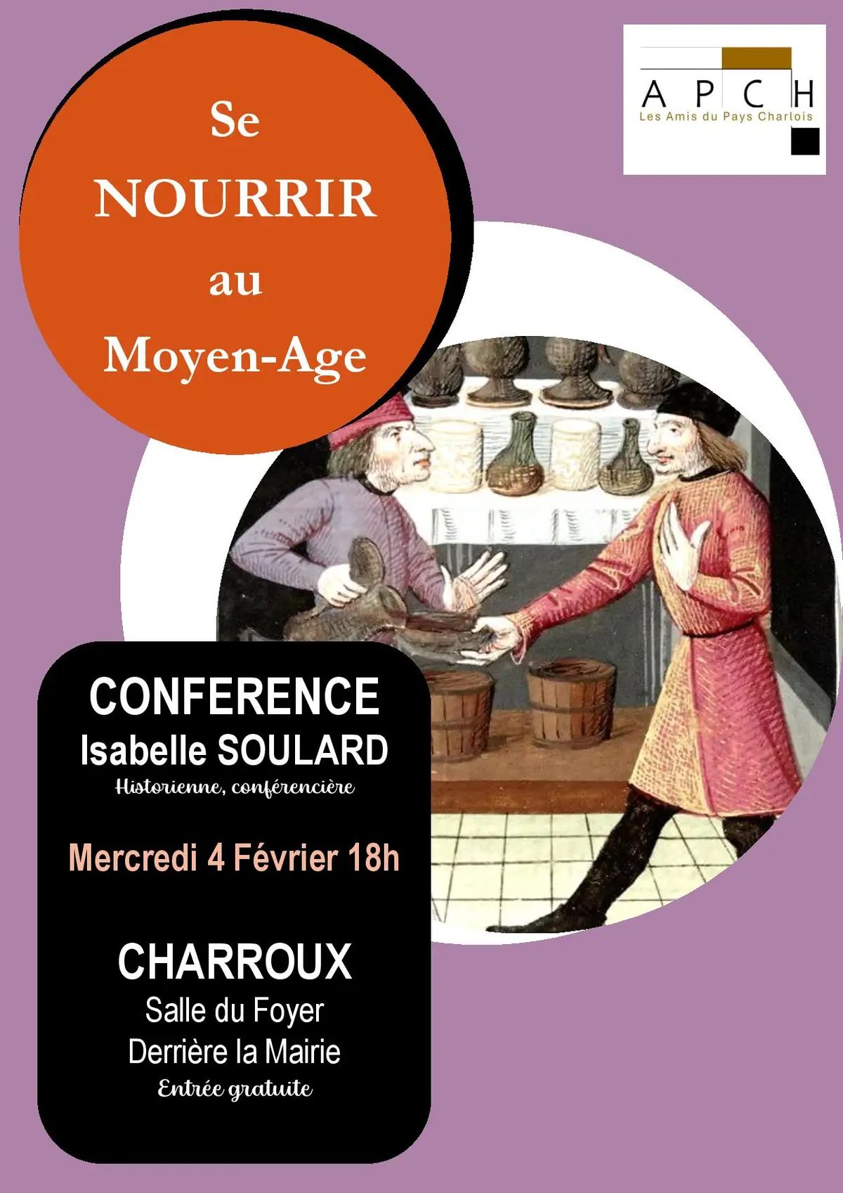 Conférence Se nourrir au Moyen-Age