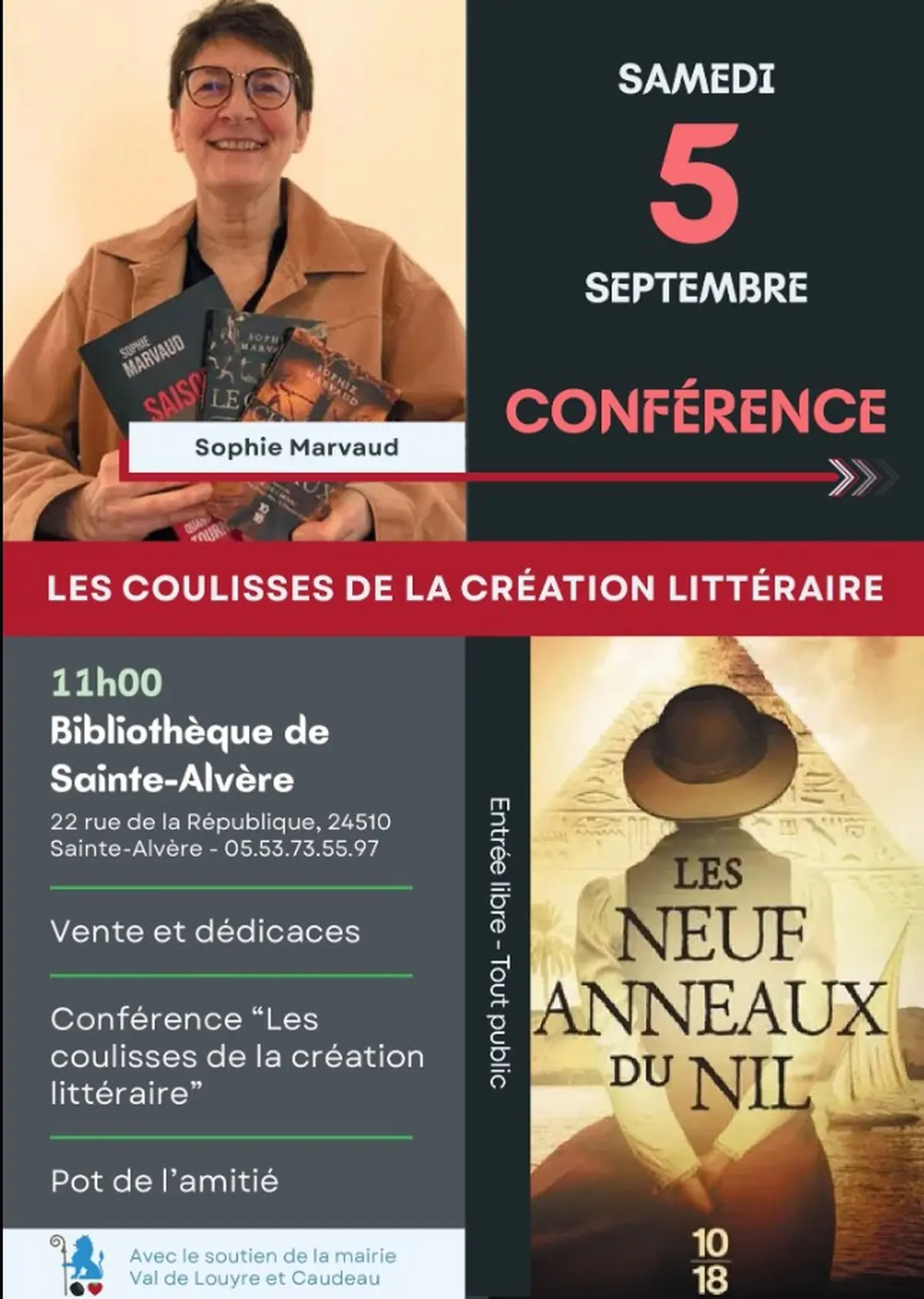 Conférence Sophie Marvaux