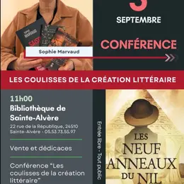 Conférence Sophie Marvaux