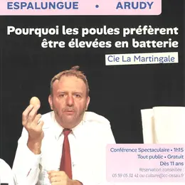 Conférence spectaculaire : Pourquoi les poules préfèrent être élevées en batterie