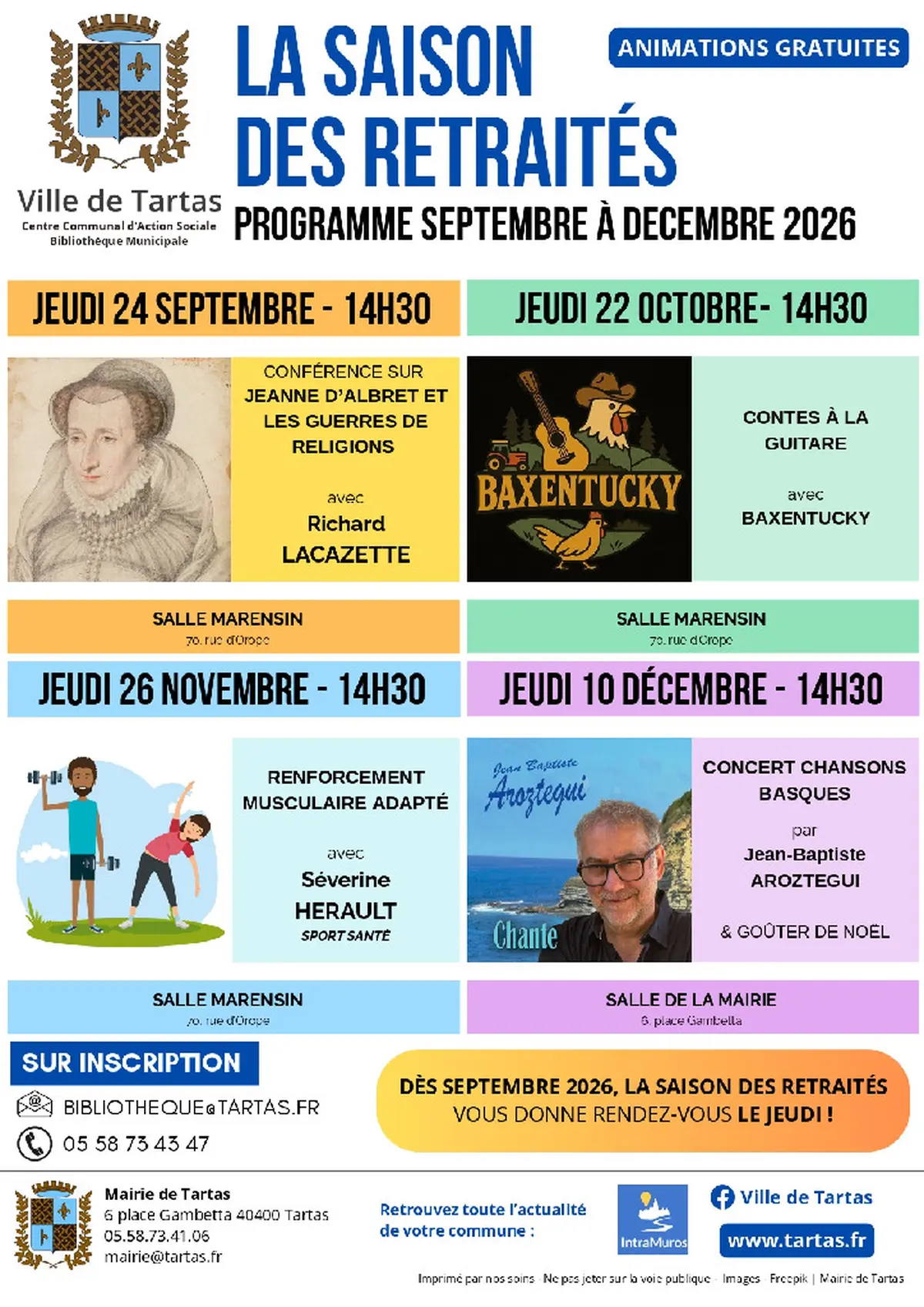 Conférence sur Jeanne d'Albret et les guerres de religions