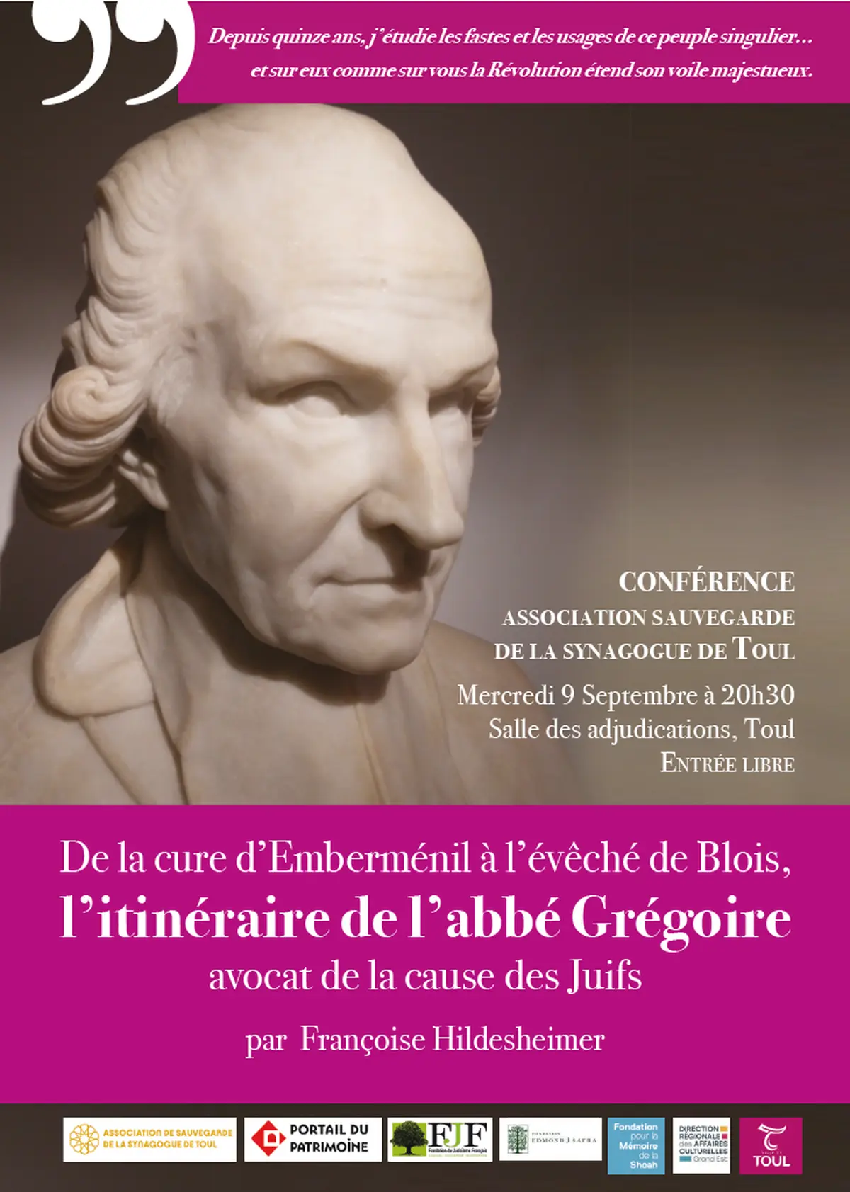 Conférence sur l'Abbé Grégoire