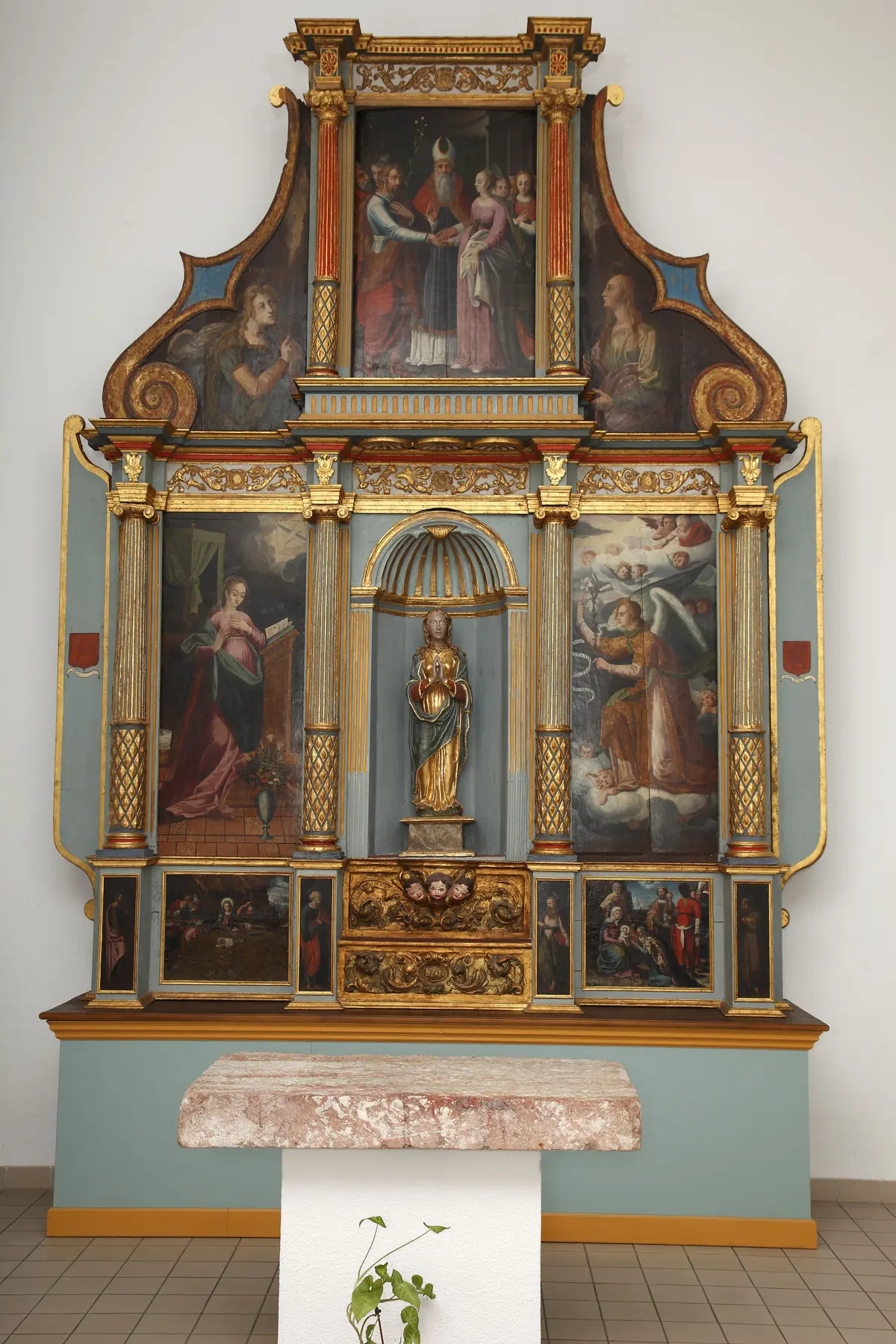 Conférence Sur La Restauration Du Retable Du Maître Autel De La Chapelle De La Maison De Retraite, Dédié à « Notre Dame D’espérance »