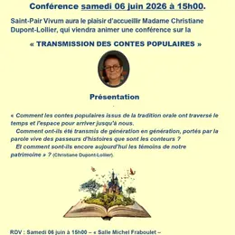 Conférence sur la Transmission des contes populaires