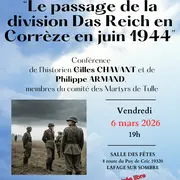 Conférence sur le passage de la division Das Reich en Corrèze en juin 1944