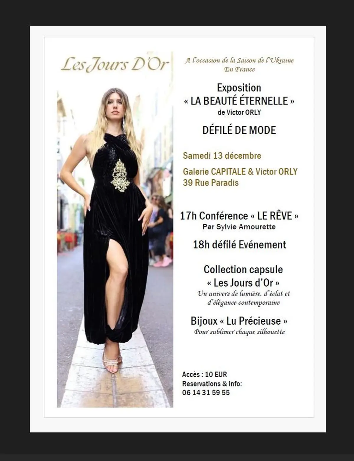 Conférence sur le rêve et défilé de mode