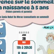 Conférence sur le sommeil : de la naissance à 5 ans