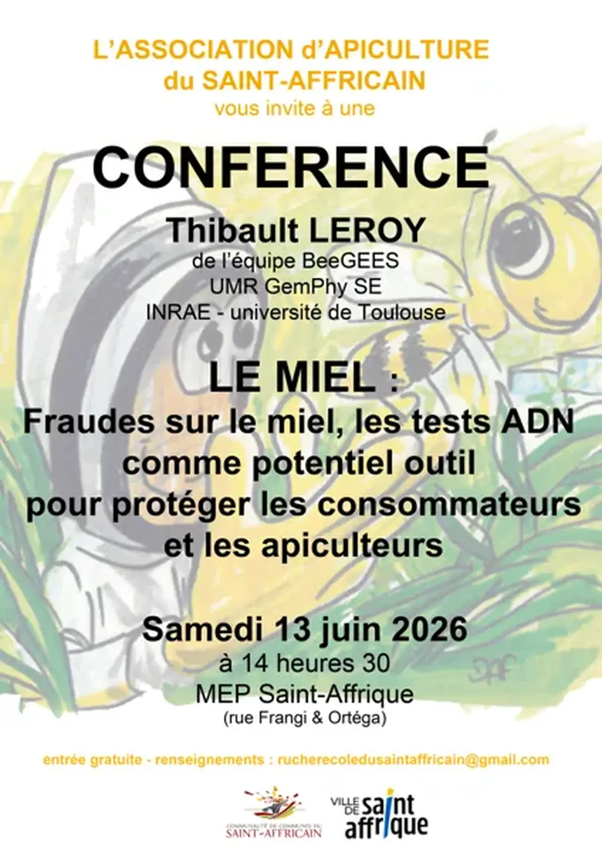 Conférence sur le thème du Miel