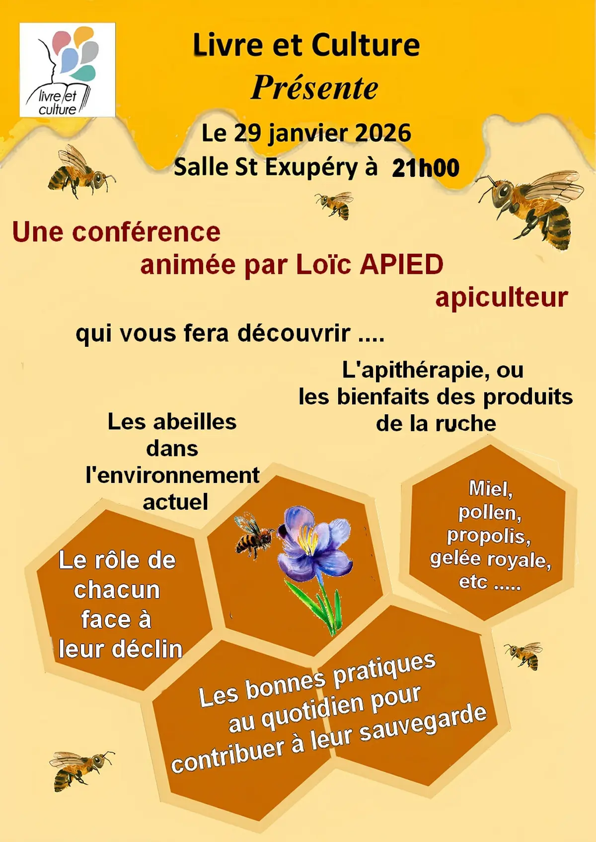 Conférence sur les abeilles