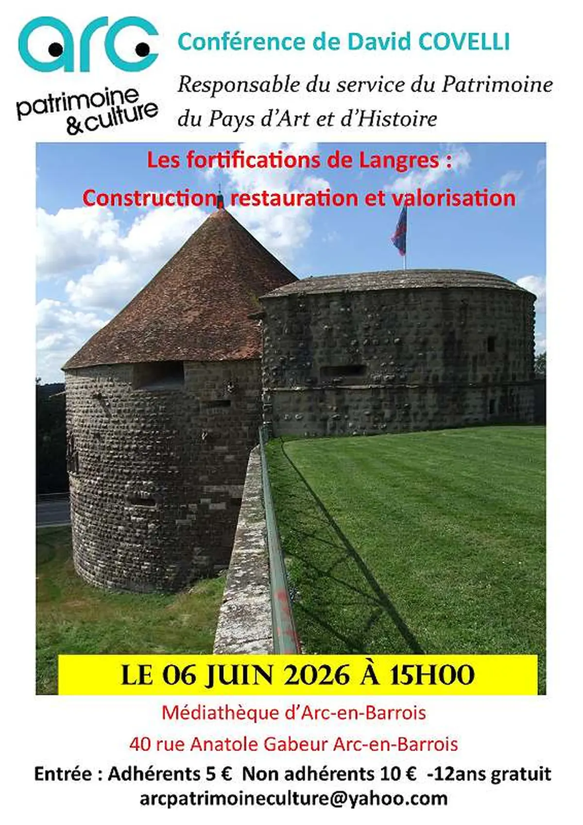 Conférence sur les fortifications de Langres
