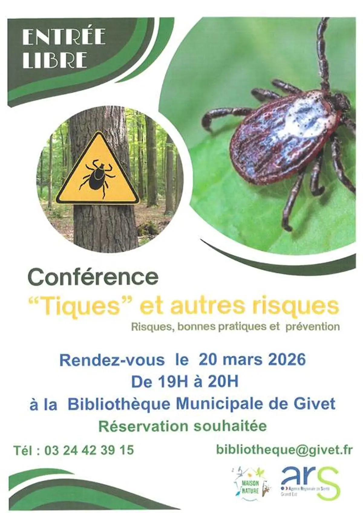 Conférence : Tiques et autres risques