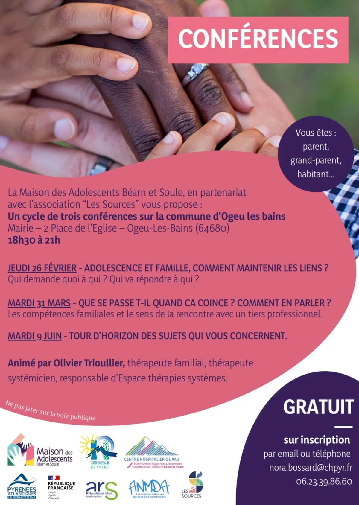 Conférence - Tour d'horizon des sujets qui vous concernent