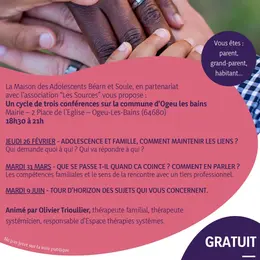 Conférence - Tour d'horizon des sujets qui vous concernent