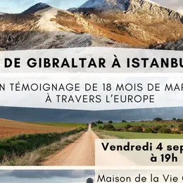 Conférence: traverser l'Europe à pied
