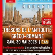 Conférence : Trésors de l'Antiquité Gréco-romaine