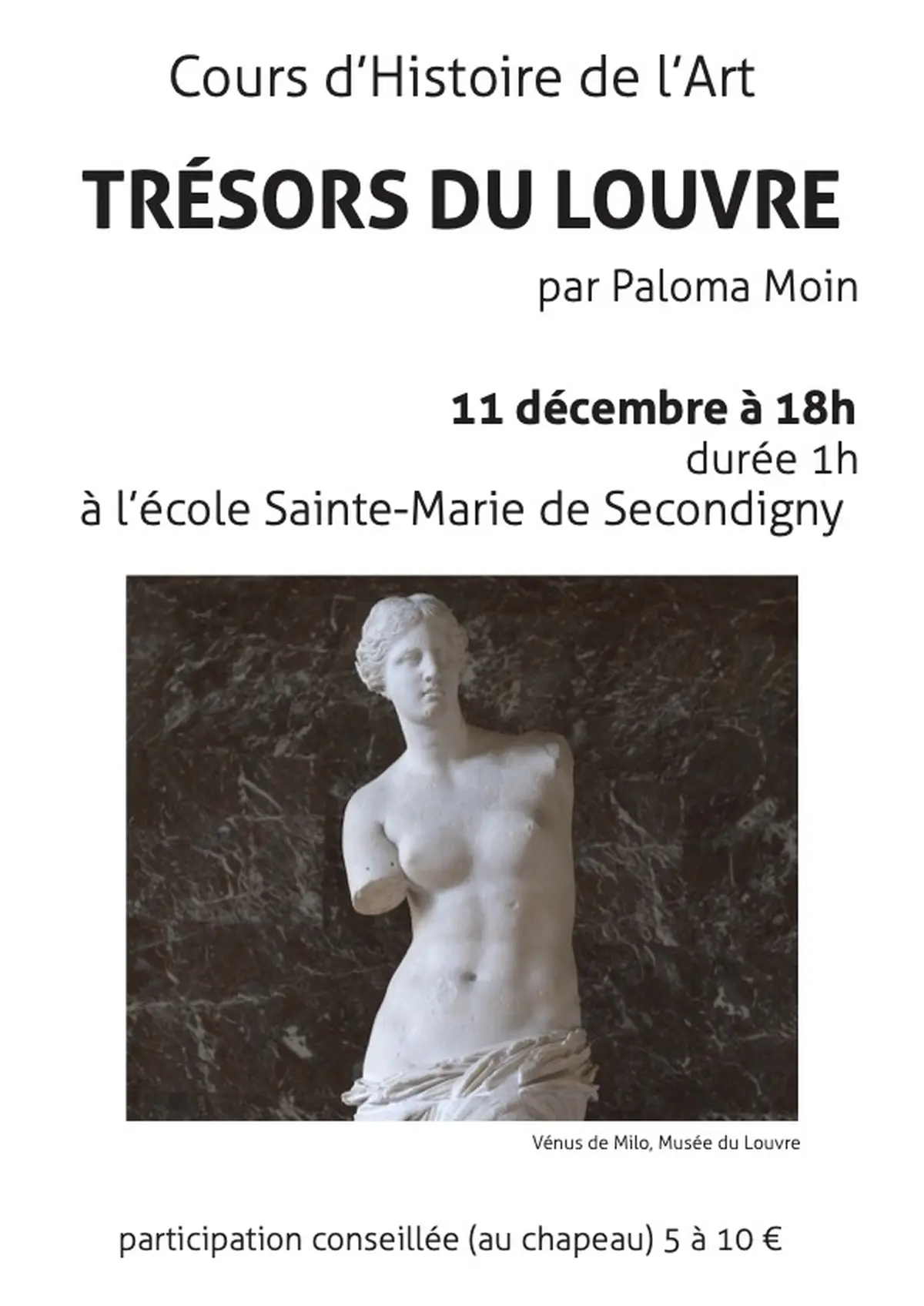Conférence Trésors du Louvre