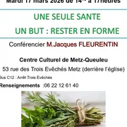 Conférence - Une seule santé / Rester en forme