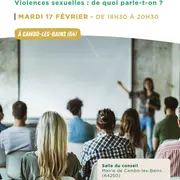Conférence Violences sexuelles : de quoi parle-t-on ?