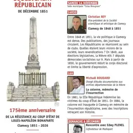 Conférences Clamecy de 1848 à1851 et La colonne, mémoire de l'insurrection