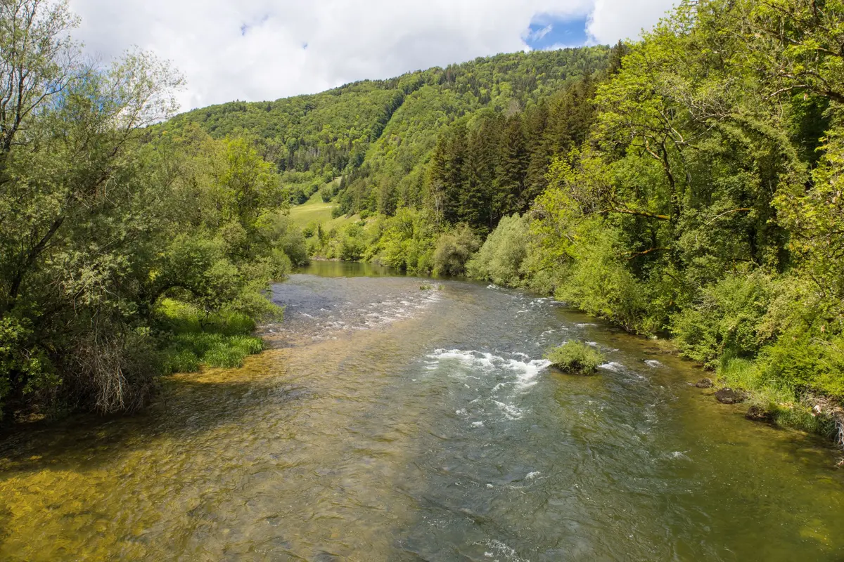 Confluence du Doubs et du Dessoubre