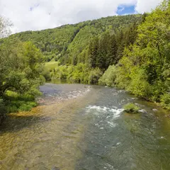 Confluence du Doubs et du Dessoubre