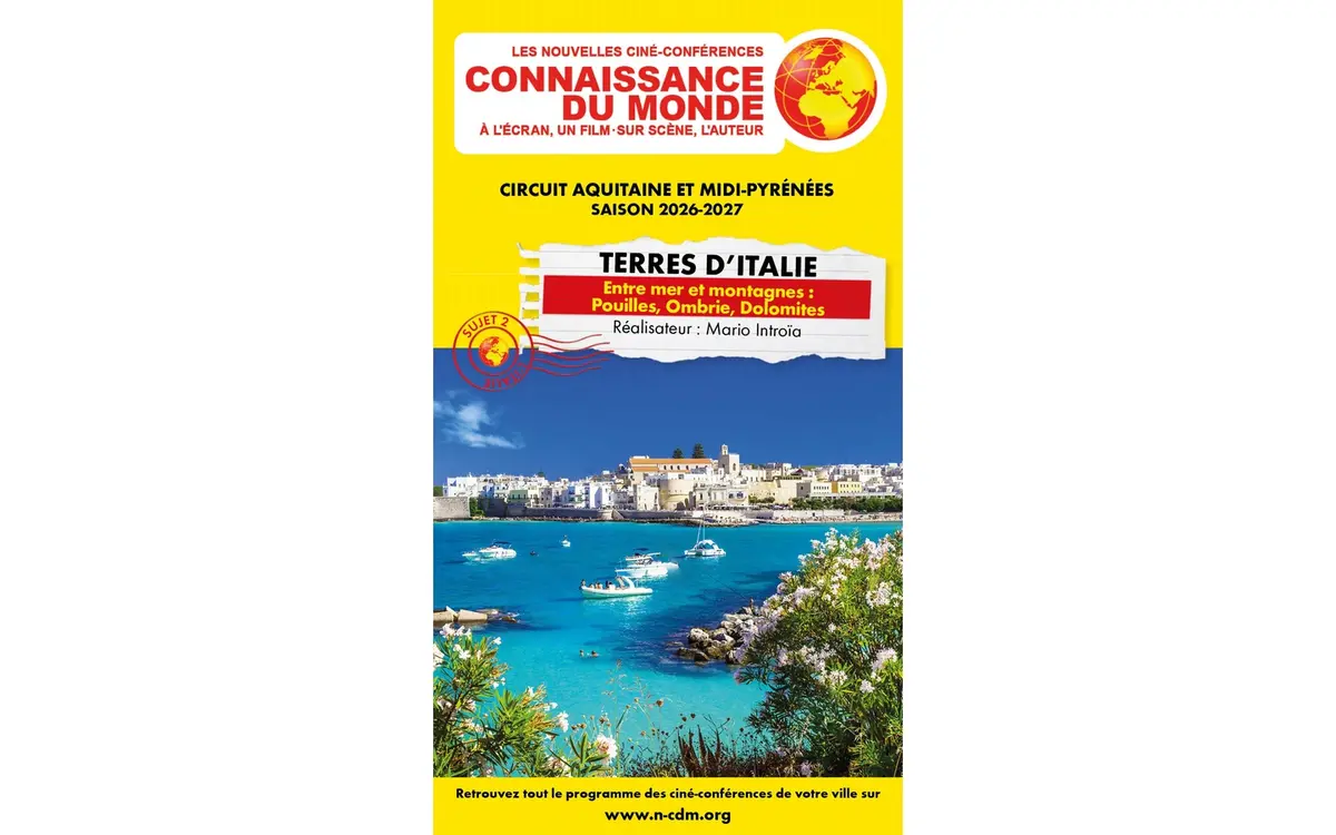Connaissance du monde - Terres d'Italie : Entre mers et montagne