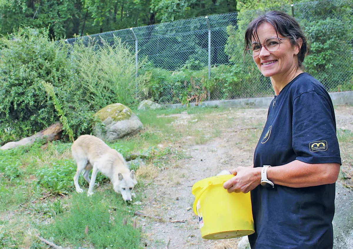 Séverine est connue... comme le loup blanc !