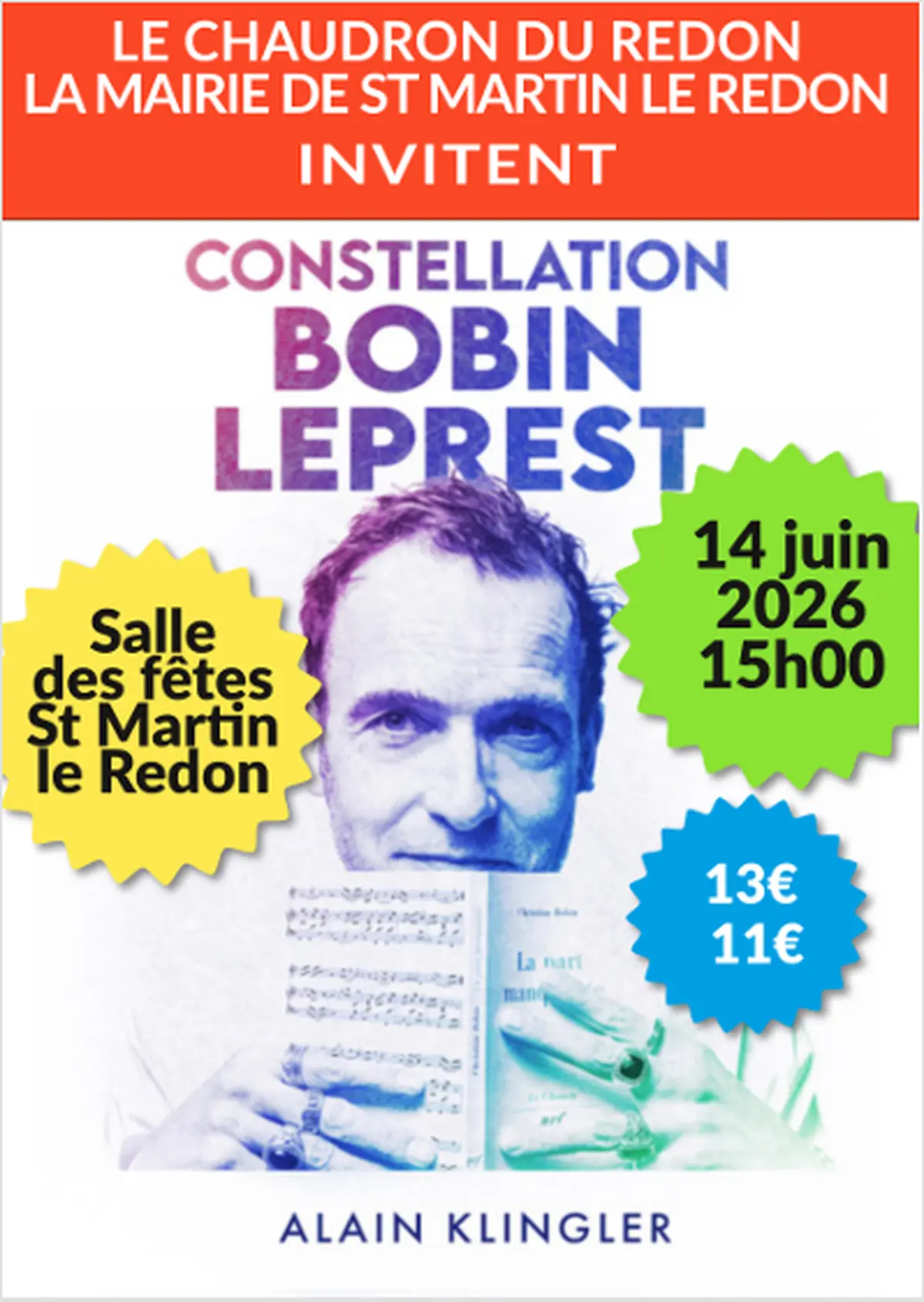 Constellation : spectacle musical par Alain Klinger