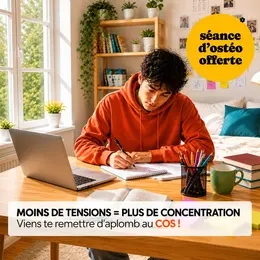 Consultations d'ostéopathie gratuites à Strasbourg pour les lycéens stressés par le bac, jusqu'au 7 juillet 2026