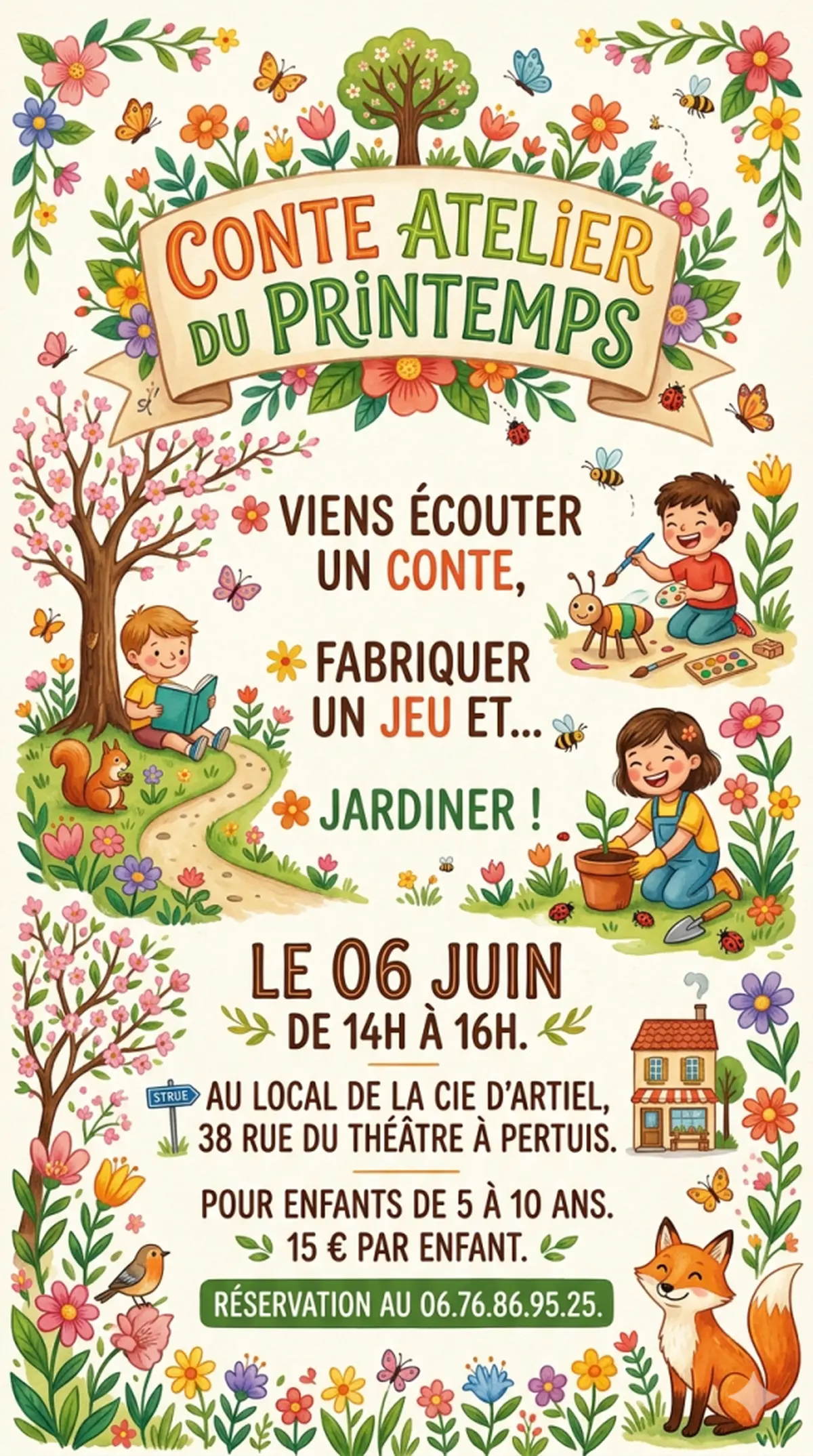 Conte atelier du printemps