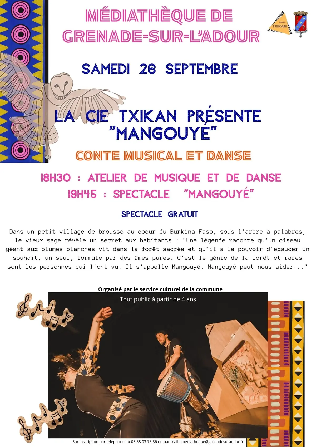 Conte musical et danse   Mangouyé