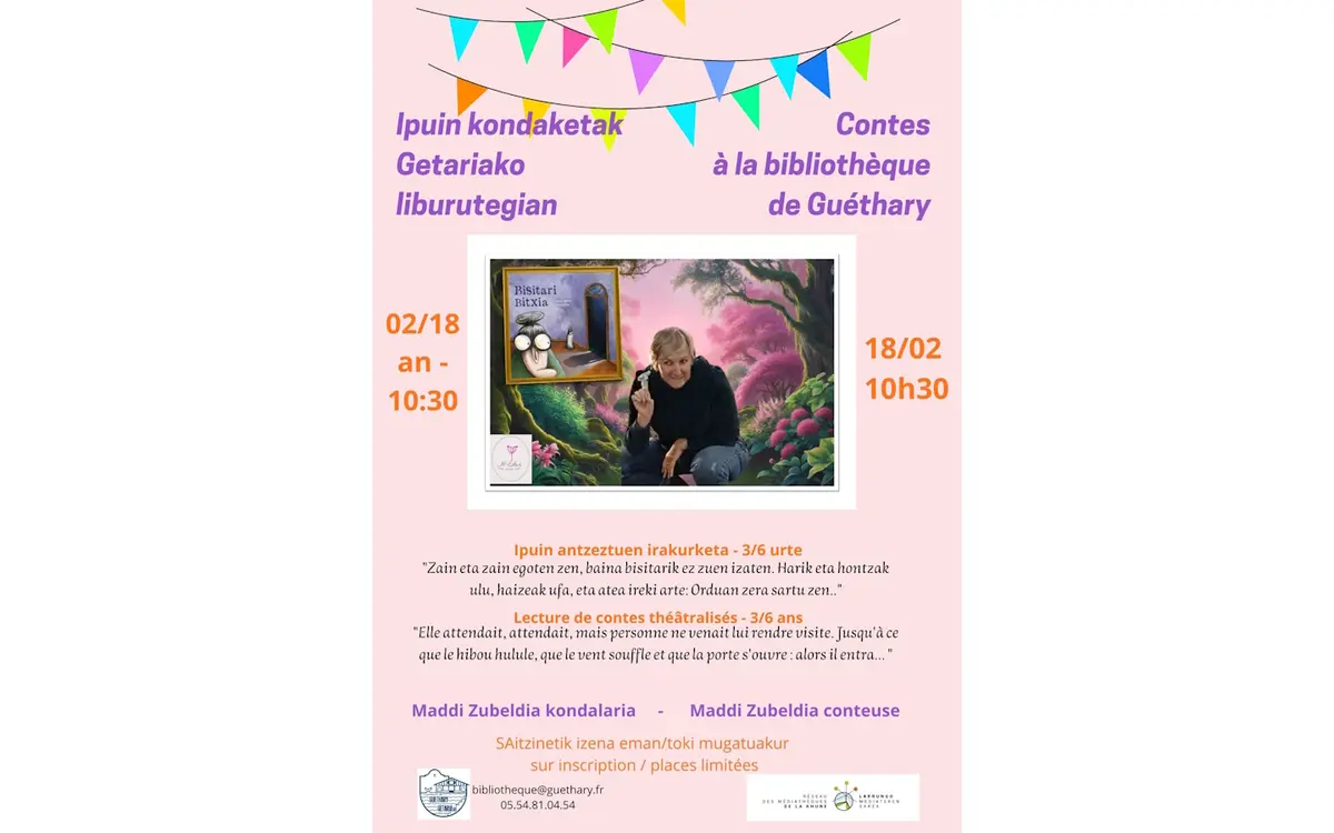 Contes à la bibliothèque de Guéthary