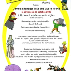 Contes à partager pour que vive la liberté