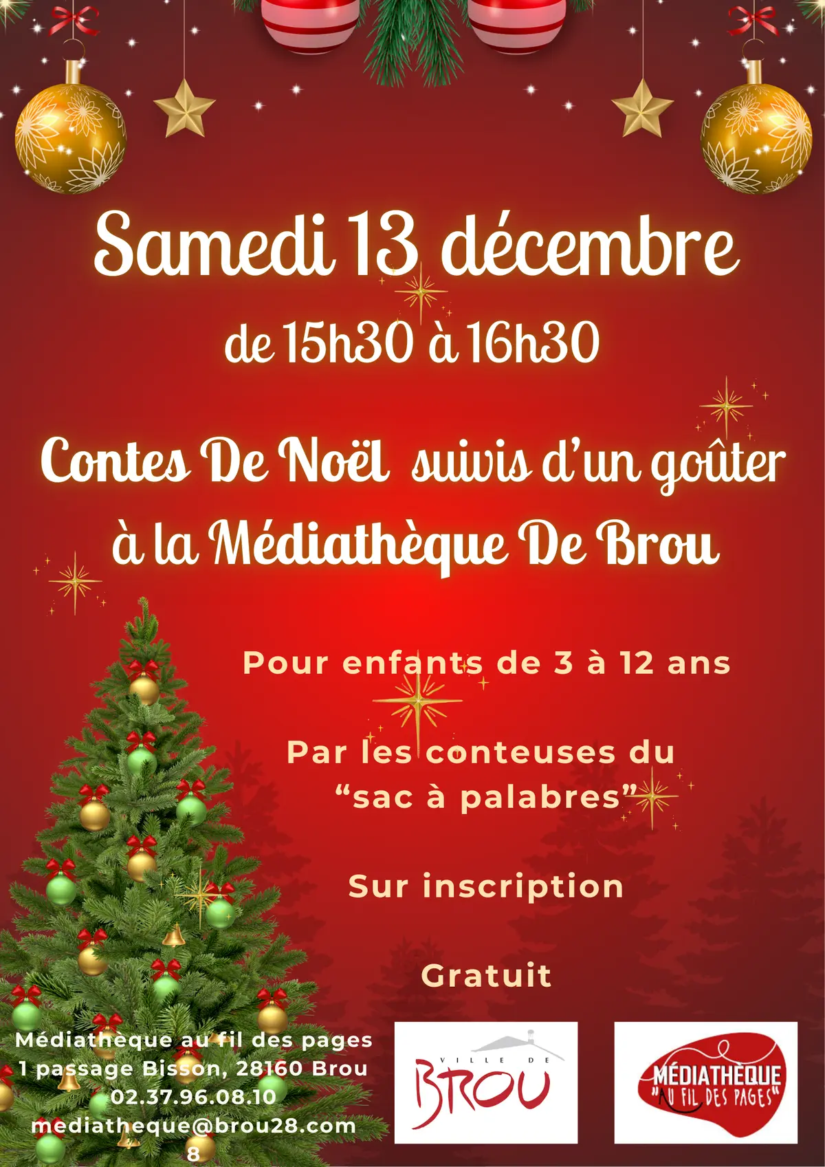 Contes de Noël et goûter