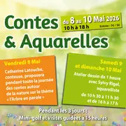 Contes et aquarelles à l'arboretum