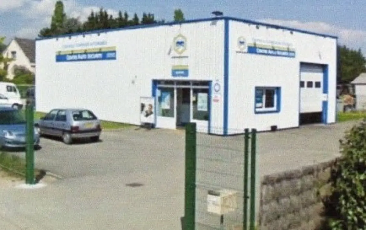 Le centre de contrôle technique Auto Sécurité de Bergheim.