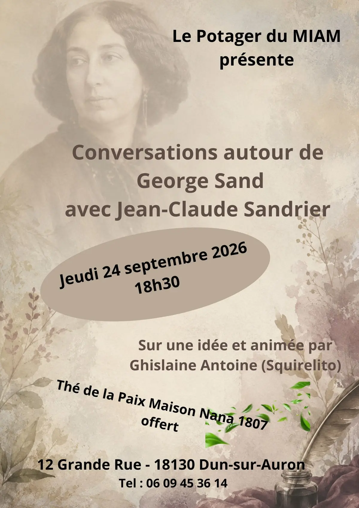 Conversations autour de George Sand