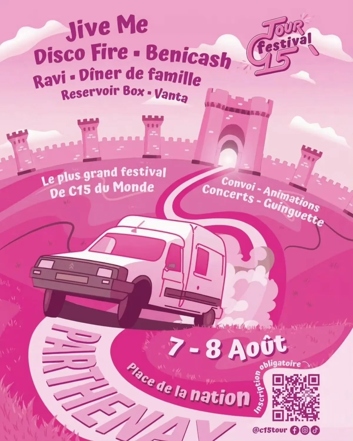 Convoi du C15 Tour Festival