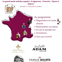 Copains comme bouchons au clos Triguedina