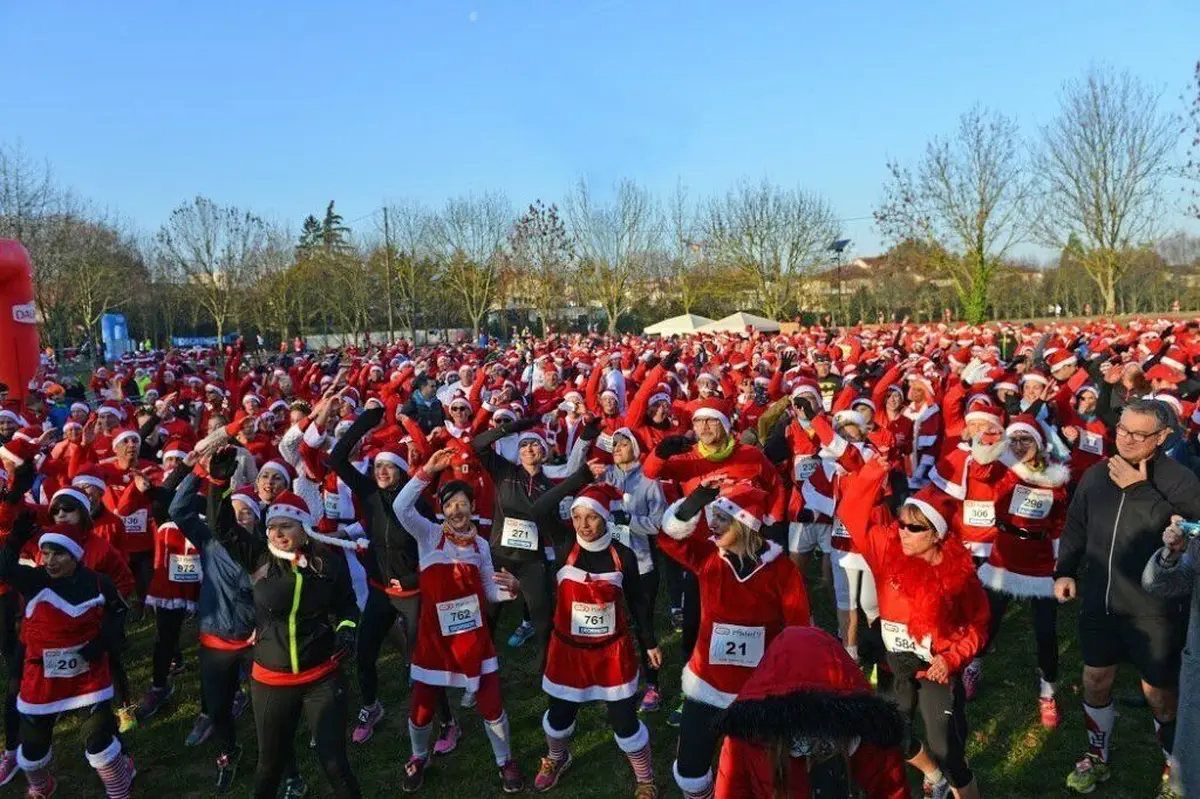 Corrida de Noël de Toulouse : courir en costume de Père Noël