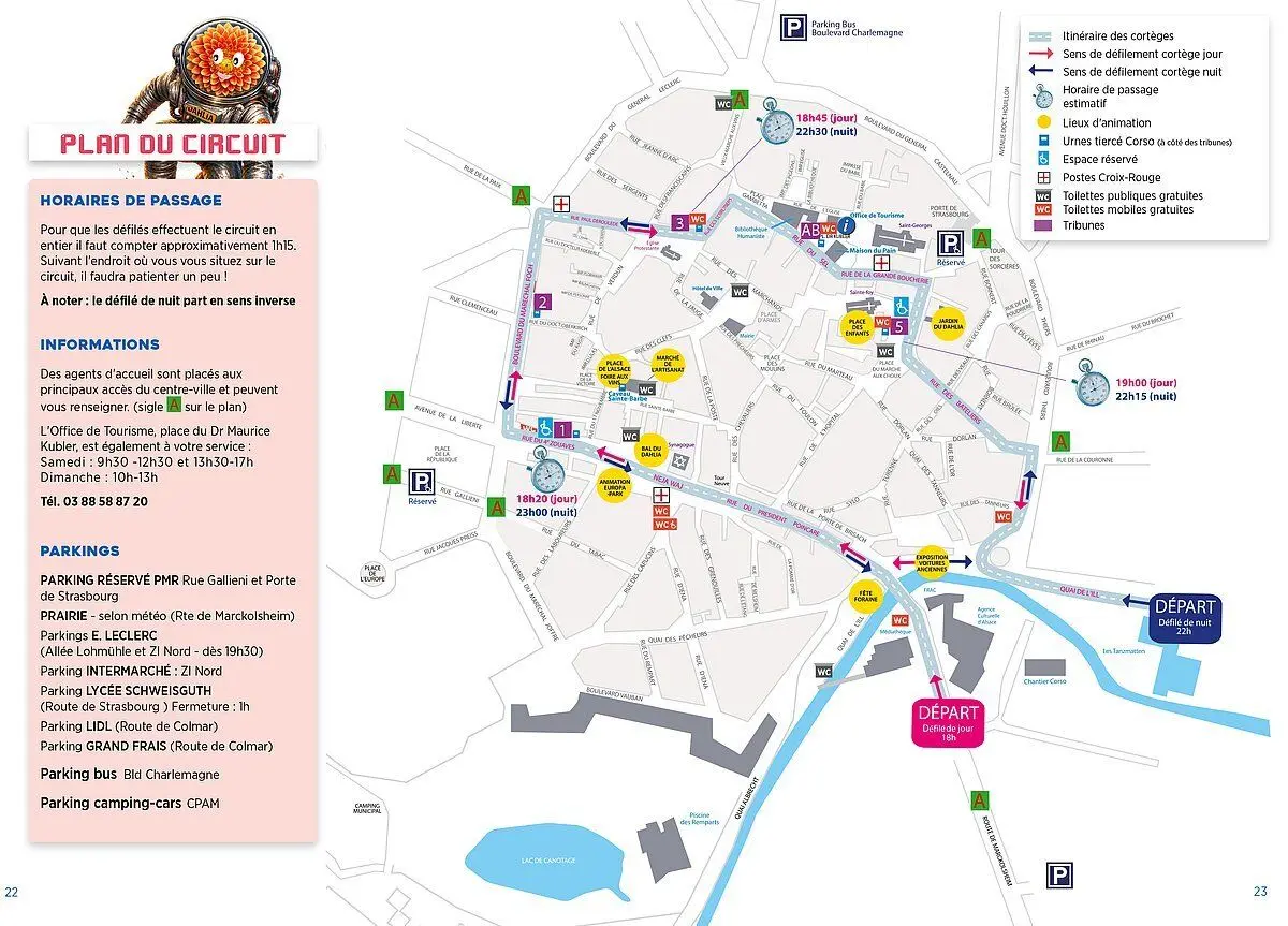 Circuit du Corso Fleuri de Sélestat 2026