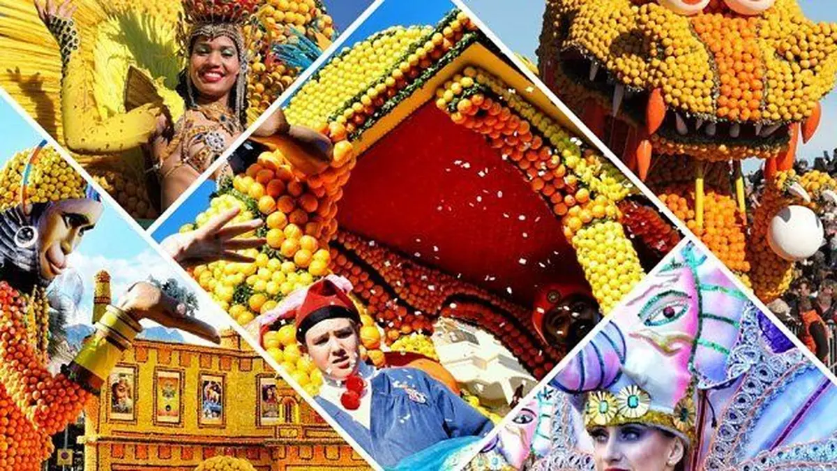 Le Corso des Fruits d'Or et ses majestueux chars