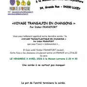 Couarail Voyage Transalpin en chansons - Maison Lorraine de la Polyculture